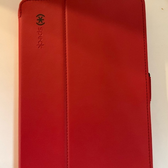 Speck iPad Case Mini 2/3 Red Slate Grey StyleFolio - Picture 1 of 8